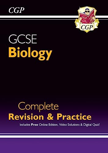 GCSE Biology Complete Revision & Practice includes Online Ed, Videos & Quizzes: for the 2024 and 2025 exams (CGP GCSE Biology)